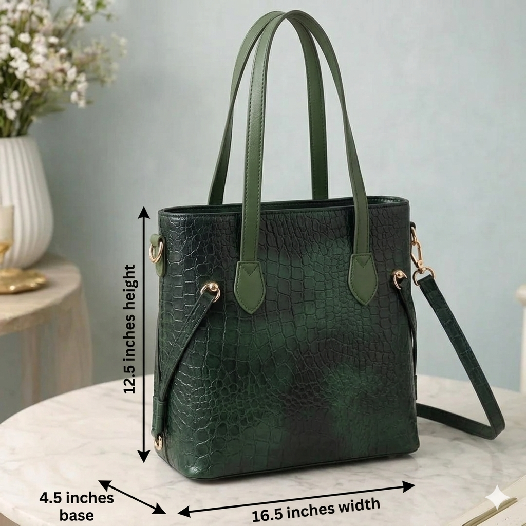 The Emerald Prestige Handbag