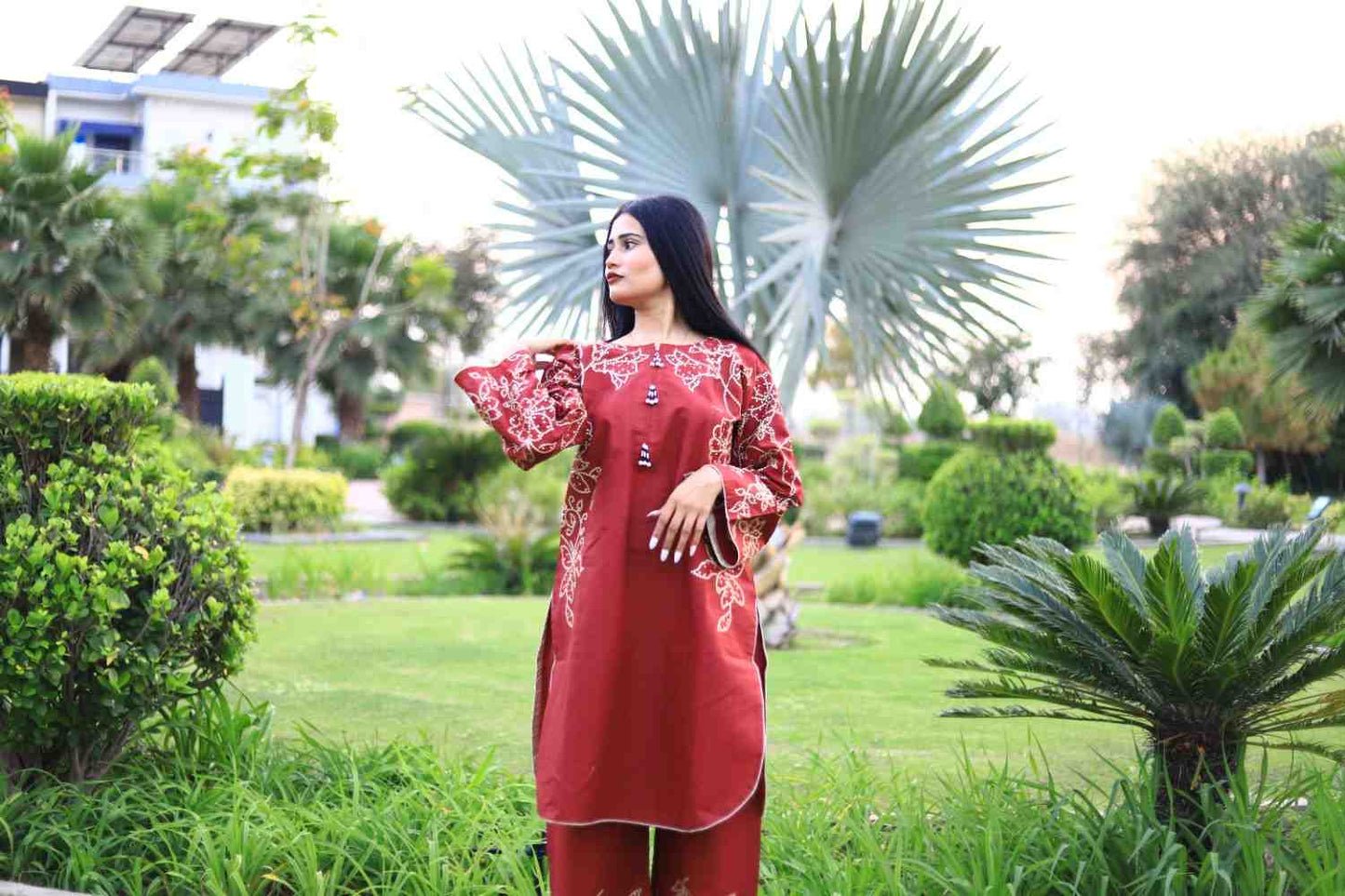 Stylish and Classic Embroidered-3 Piece Suit (ZOK-01302)