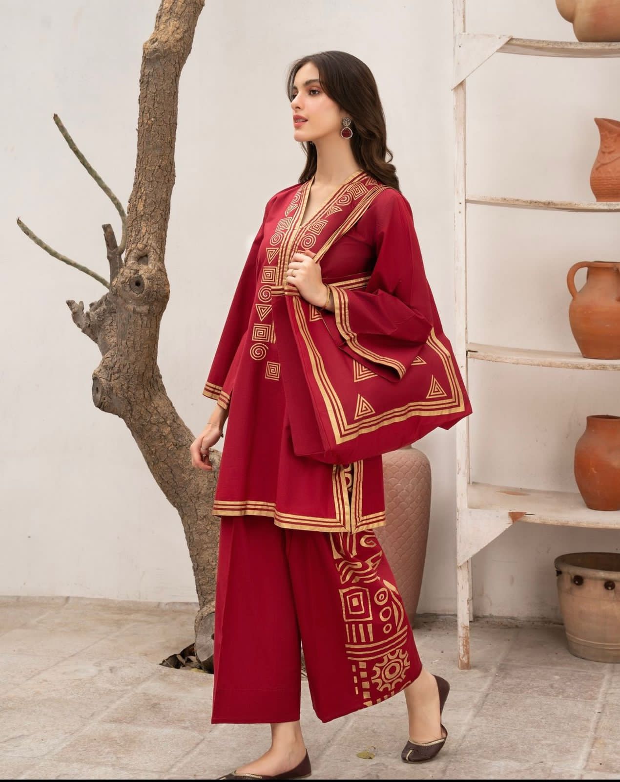 Summer Linen Style-2 Piece Suit-Bag Series (ZOK-02003)
