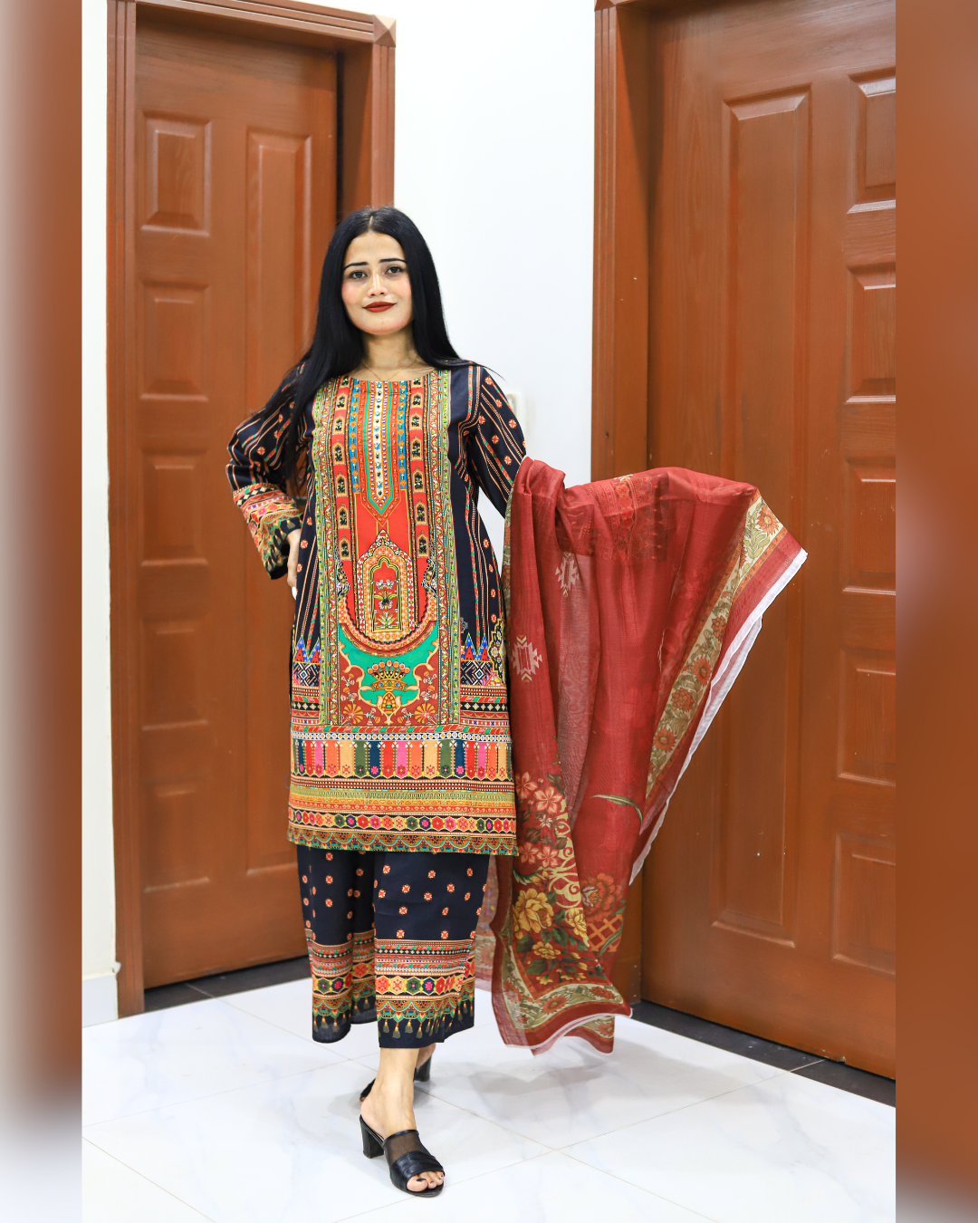 Special and Classy Cotton Lawn-2 Piece Suit (ZOK-01101)