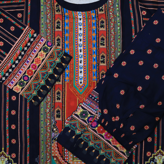 Royal Heritage Embroidered Festive Suit