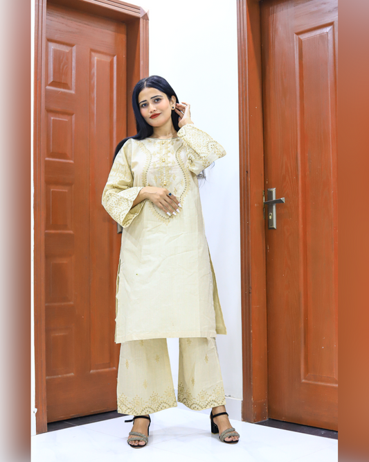Classy and Stylish Cotton Lawn Embroidered-2 Piece Suit (ZOK-0601)