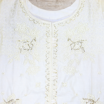 Ivory Elegance Embroidered Luxury Suit