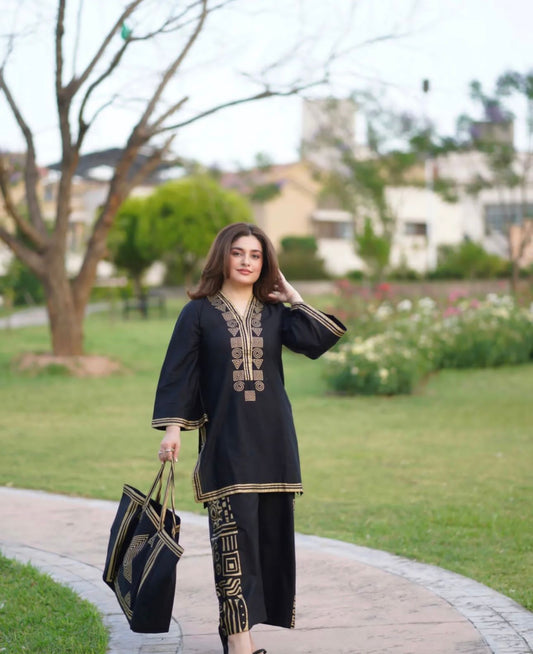 Summer Linen Style-2 Piece Suit-Bag Series (ZOK-01001)