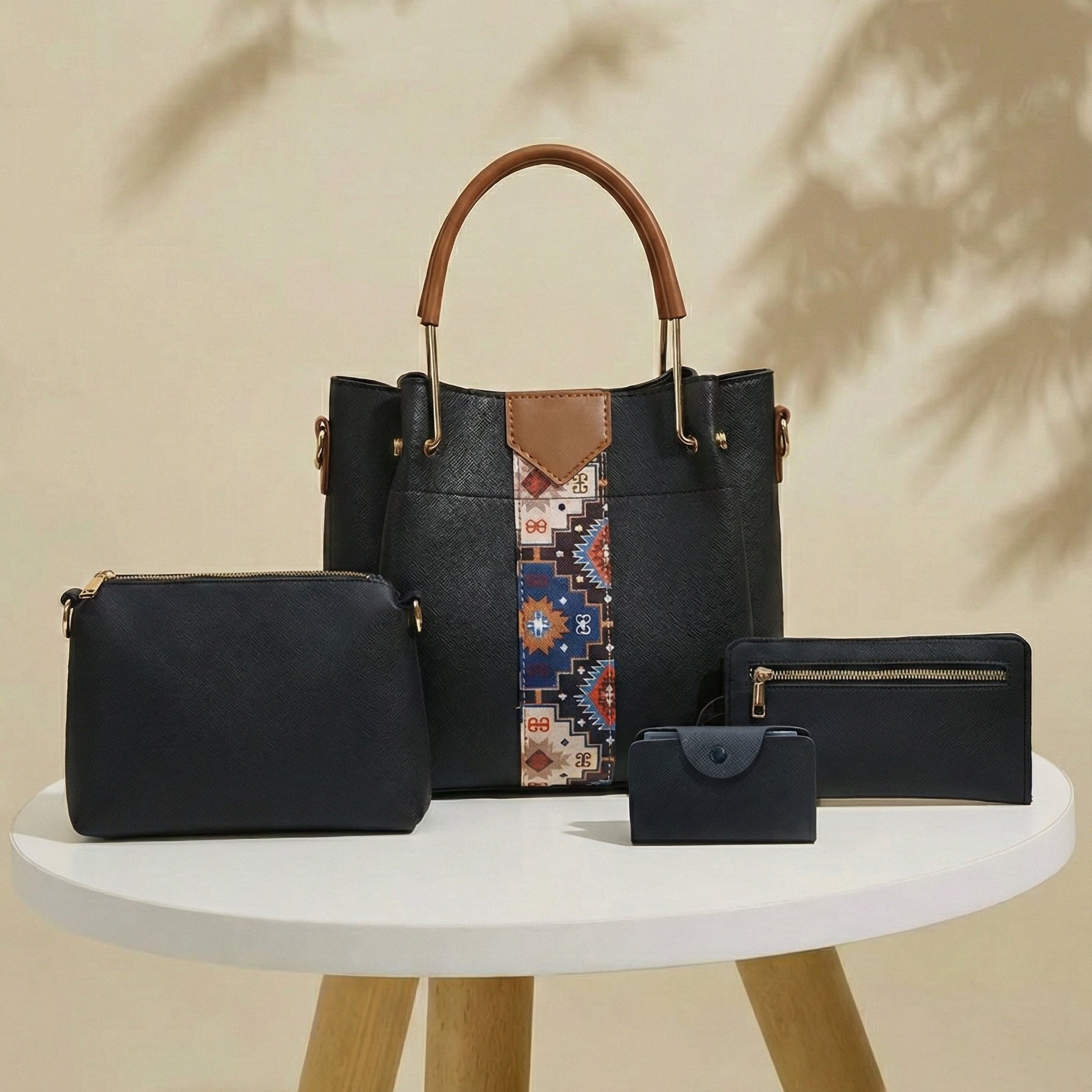 The Boho-Chic 4-Piece Handbag