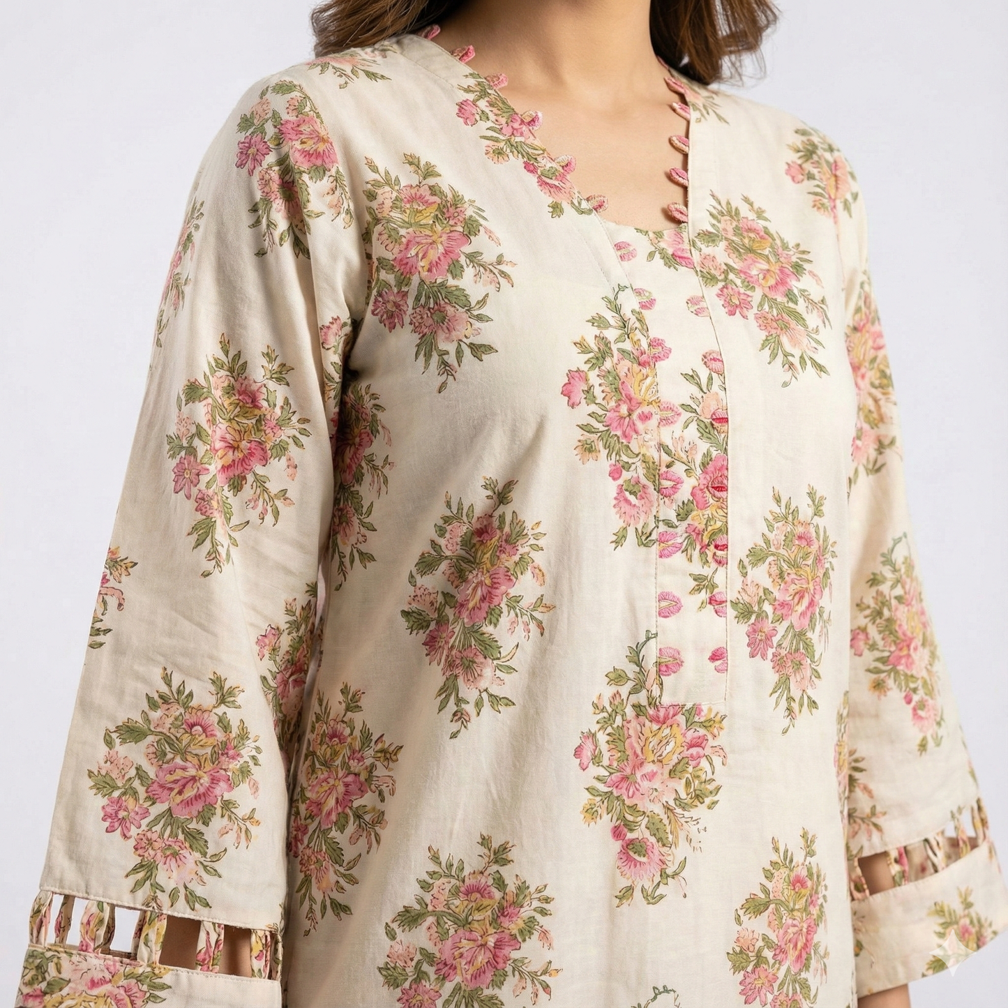 Elegant Brand Loop Style Khaddar-2 Piece Suit (ZOK-02102)