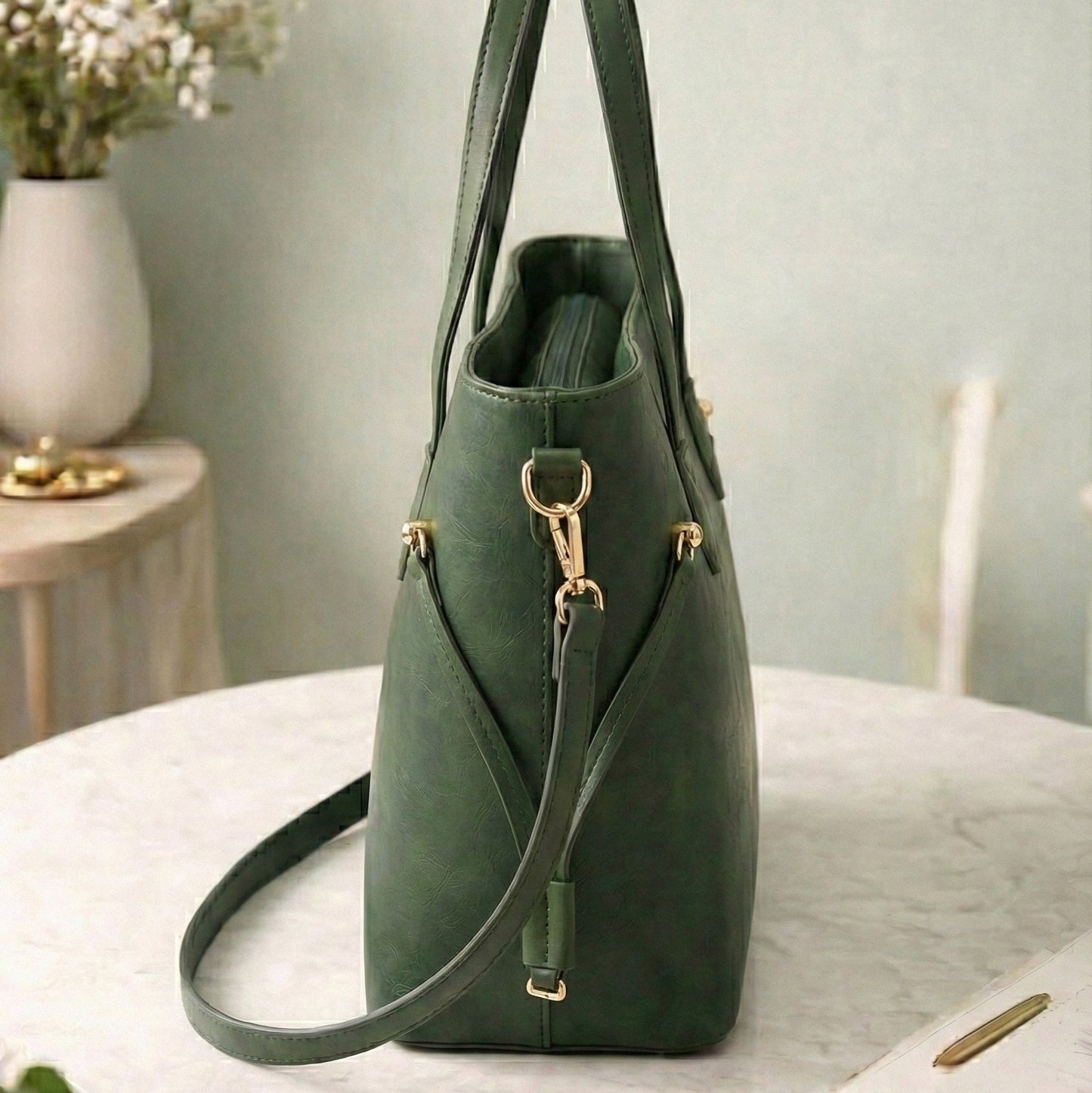 The Emerald Prestige Handbag
