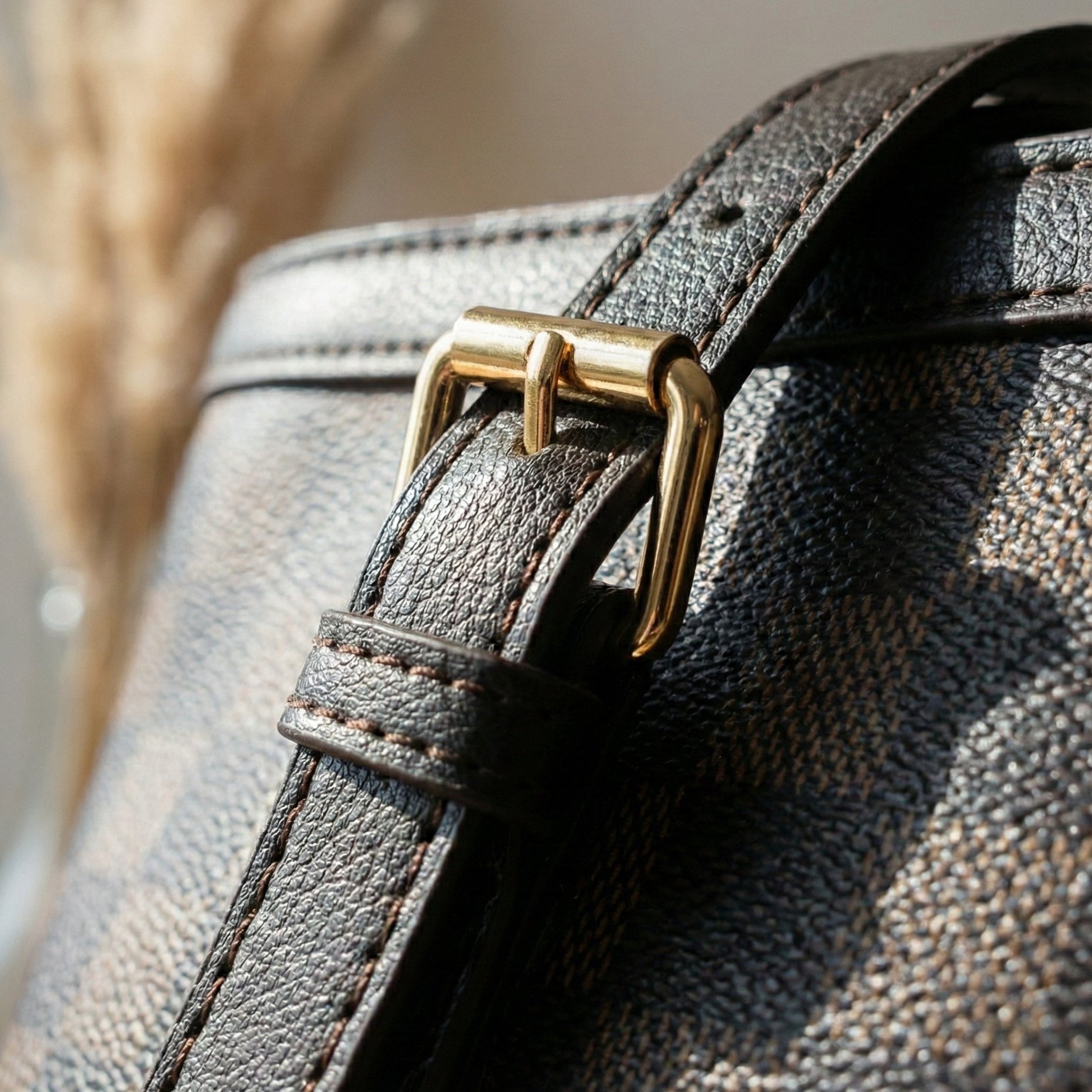 Classic Checkered Tote Handbag