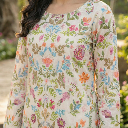 Sophisticated Simple Khaddar 2-Piece Suit (ZOK-02202)