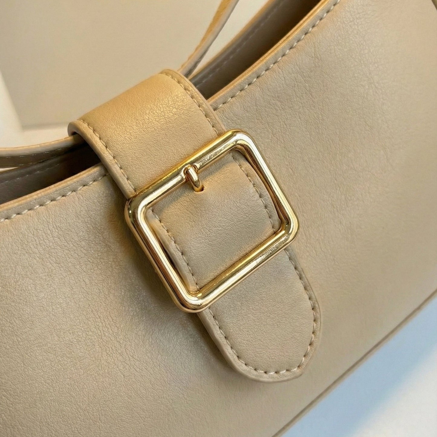 Chic Beige Shoulder Bag
