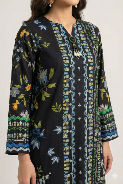 Premium Khaddar Co-Ord 2-Piece Suit (ZOK-02301)