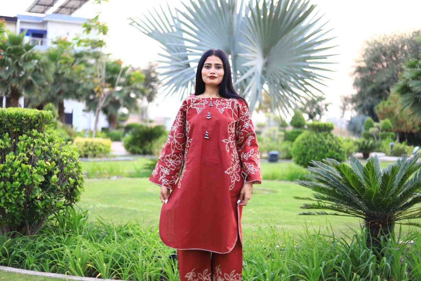 Stylish and Classic Embroidered-3 Piece Suit (ZOK-01302)