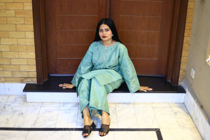 Classy and Stylish Cotton Lawn Embroidered-2 Piece Suit (ZOK-0602)