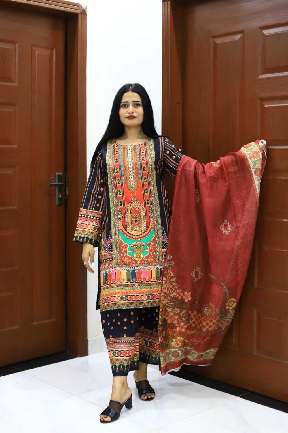 Special and Classy Cotton Lawn-2 Piece Suit (ZOK-01101)