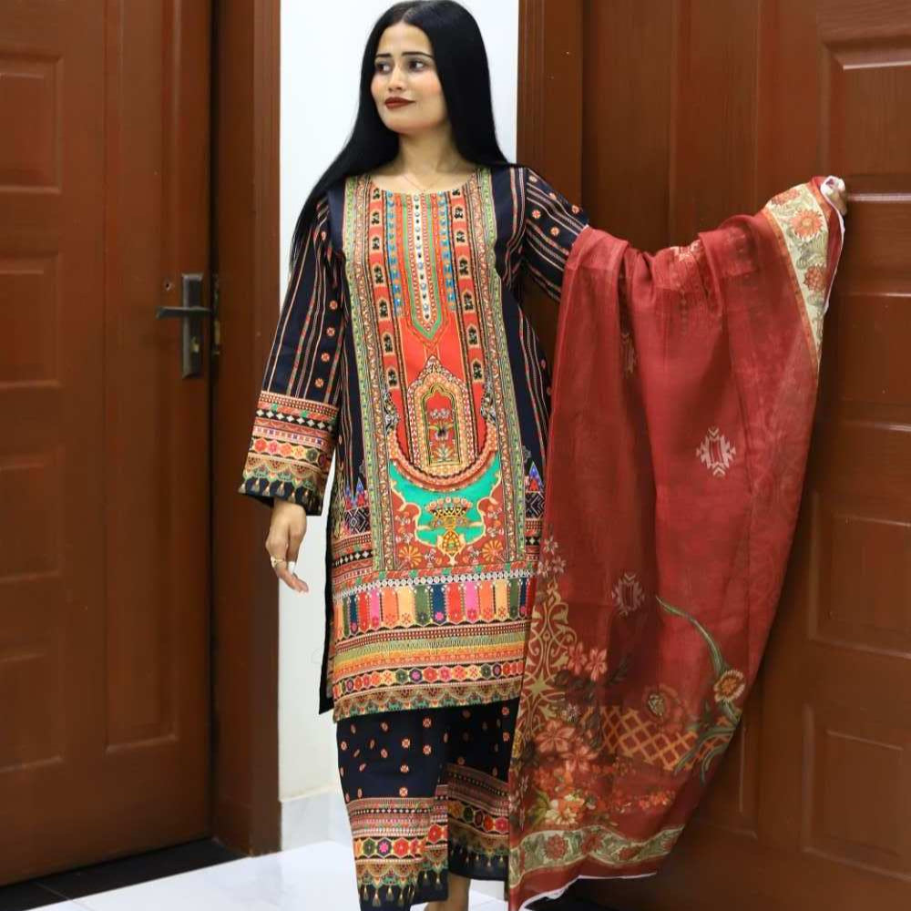 Special and Classy Cotton Lawn-2 Piece Suit (ZOK-01101)