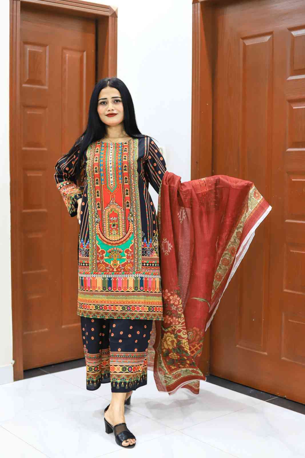Special and Classy Cotton Lawn-2 Piece Suit (ZOK-01101)
