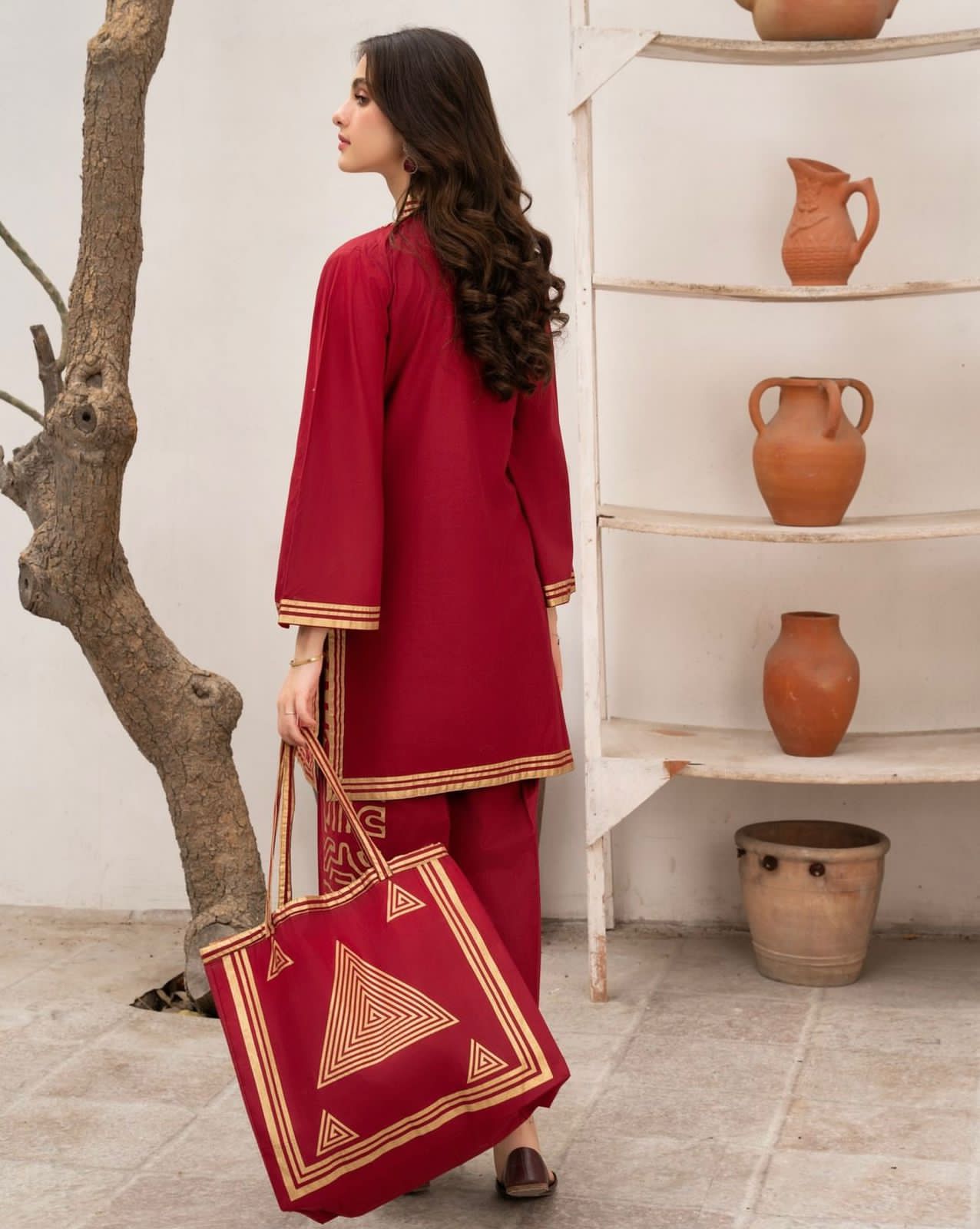 Summer Linen Style-2 Piece Suit-Bag Series (ZOK-02003)