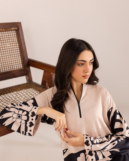 Poly Lawn Gulnaar-2 Piece Suit (ZOK-01201)