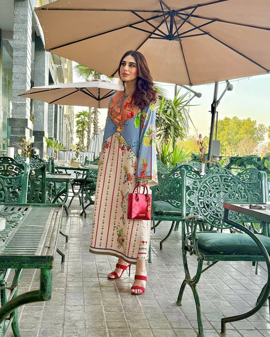 Sunset Co-Ord Digital Print -2 Piece Suit (ZOK-01101)