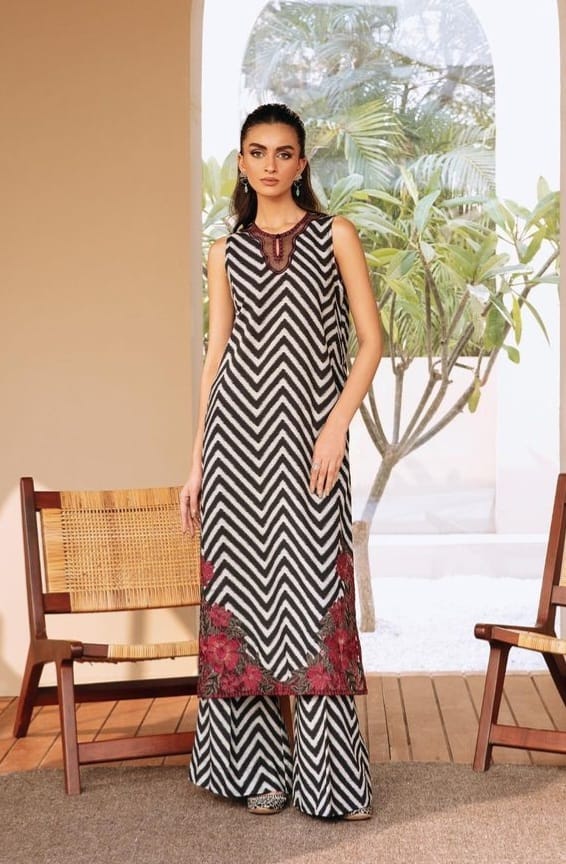 Elegant Brand style Lawn-2 Piece Suit (ZOK-0802)