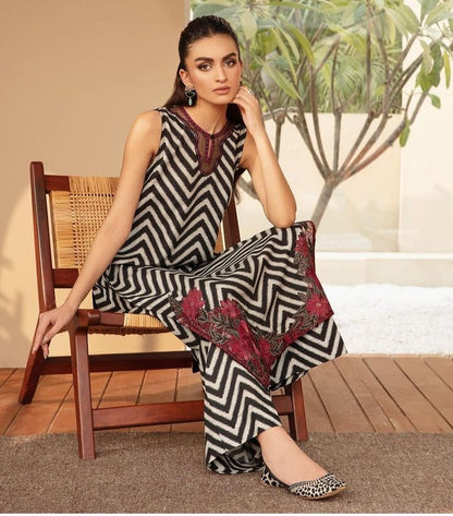 Elegant Brand style Lawn-2 Piece Suit (ZOK-0802)