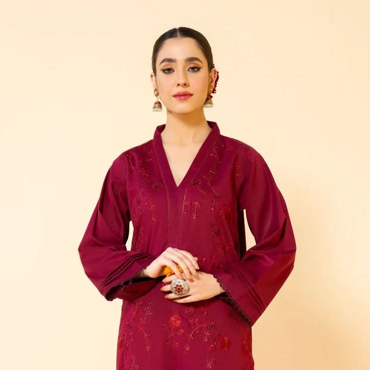 Stylish and Classic Embroidered-2 Piece Suit (ZOK-01801)