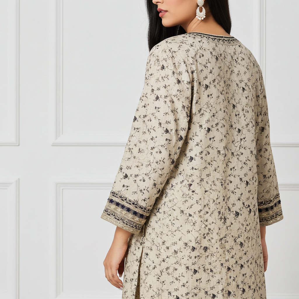 Stylish and Luxury Premium cotton lawn -3 Piece Suit (ZOK-0202)