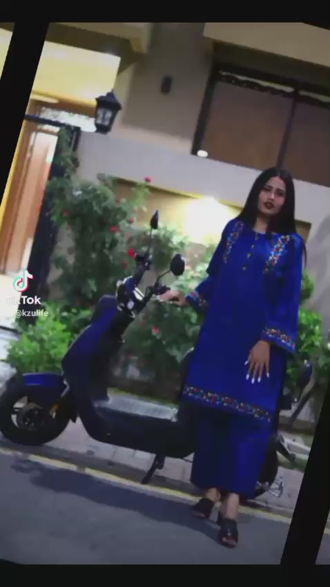 Classic and Luxury Cotton Lawn ChickenKari-2 Piece Suit (ZOK-0702)